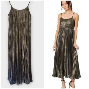 Lucky Brand Metallic Midi Dress